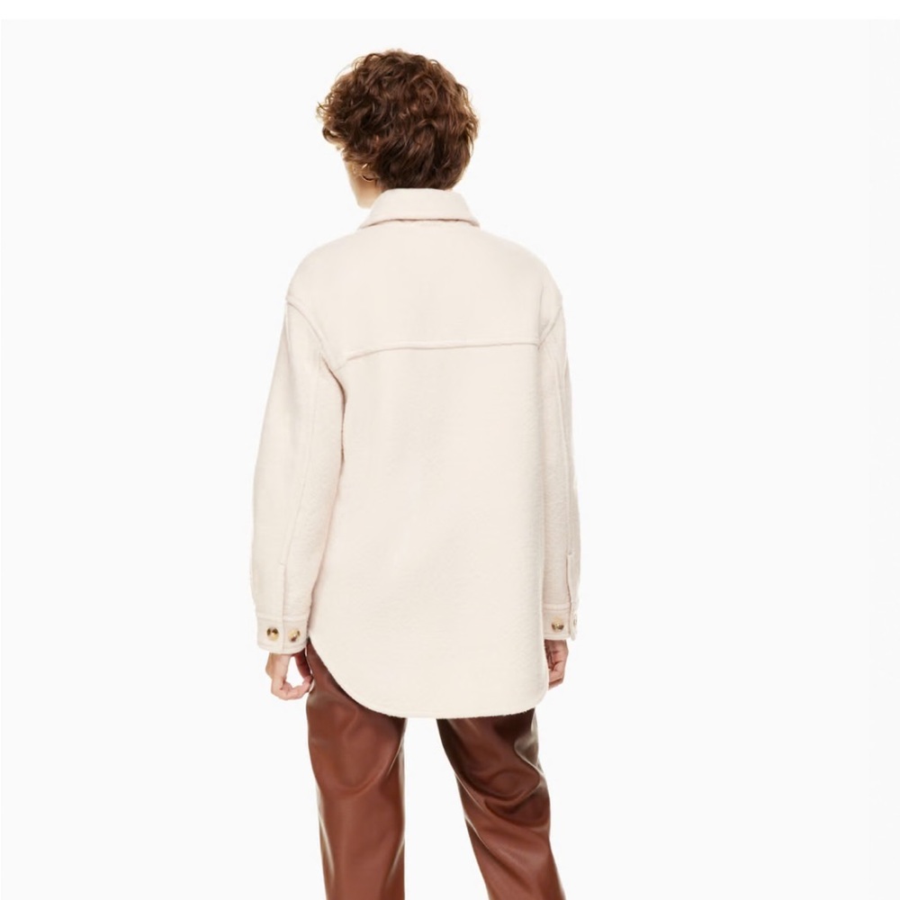Aritzia Wilfred The Ganna Jacket in Heather Bone - Picture 3 of 16